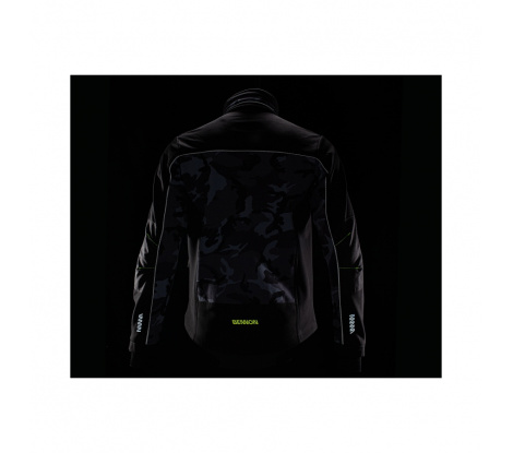 Softshellová bunda CAMOS Jacket black/grey veľ. L (52-54)