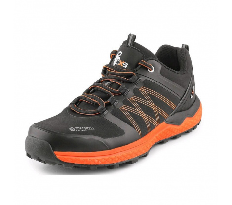 Športová softshellová obuv CXS SPORT, čierno-oranžová veľ. 37