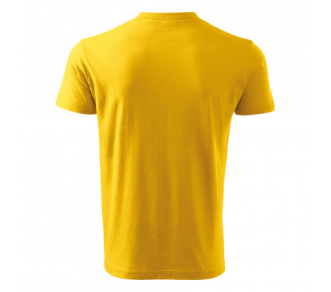 Tričko unisex MALFINI® V-neck 102 žltá veľ. L