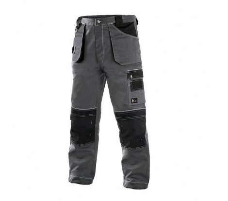 Skrátené pánske nohavice CXS ORION TEODOR sivo-čierne, veľ. 62