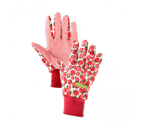 Dámske pracovné rukavice FRESH FRUIT červené 8