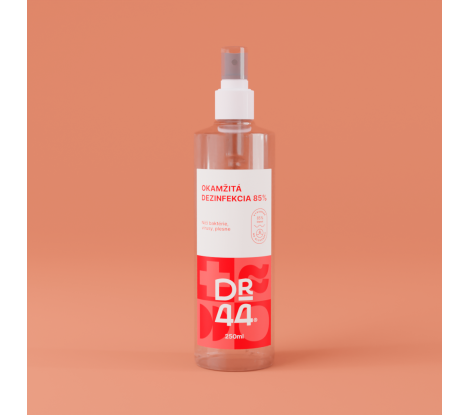 Dr44 Dezinfekcia na povrchy a ruky 85 % - 250 ml