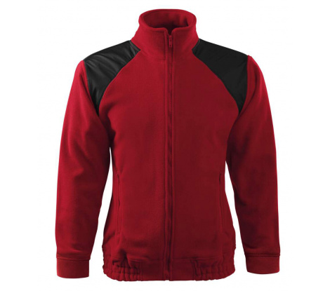 Fleece mikina unisex Malfini® Jacket Hi-Q 506 marlboro červená veľ. L