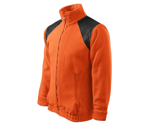 Fleece mikina unisex Malfini® Jacket Hi-Q 506 oranžová veľ. L