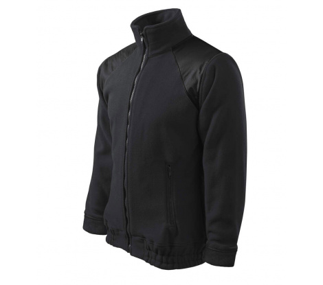 Fleece mikina unisex Malfini® Jacket Hi-Q 506 ebony gray veľ. L