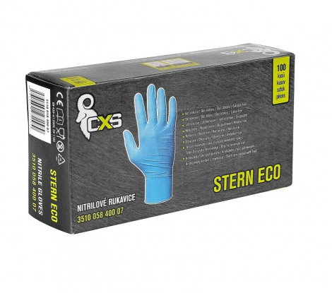 Jednorázové nitrilové rukavice CXS Stern Eco, veľ. 9