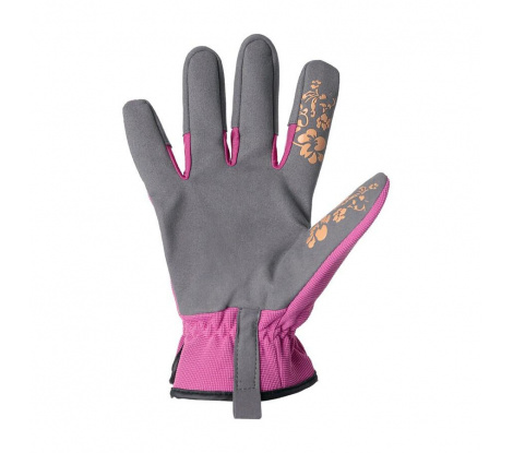 Kombinované dámske pracovné rukavice Cxs Picea, ružové, veľ. 07