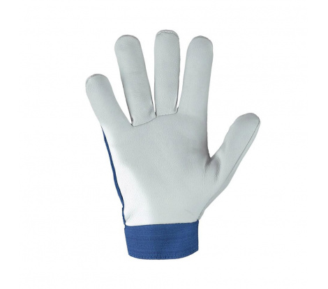 Kombinované pracovné rukavice CXS Technik A, modro-biele, veľ. 9
