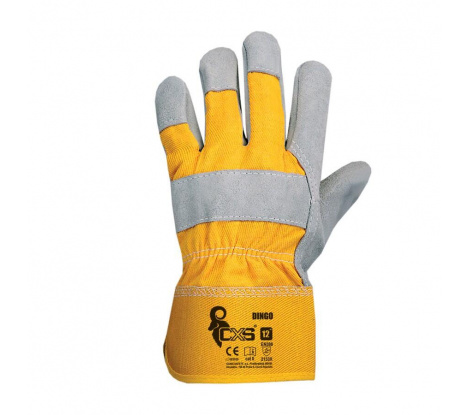 Kombinované kožene pracovné rukavice Cxs Dingo, veľ. 11