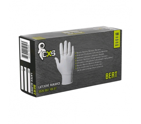 Jednorazové latexové rukavice BERT veľ. 8