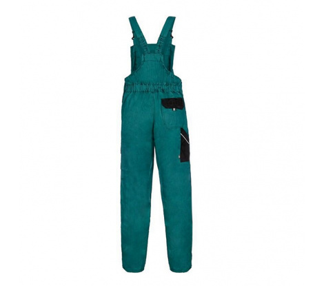 Predĺžené pánske nohavice na traky CXS LUXY ROBIN zeleno-čierne, veľ. 52-54