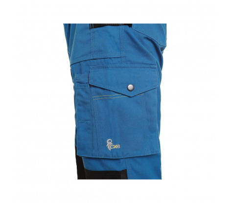 Pánske nohavice na traky CXS STRETCH, bledo modré, veľ. 60