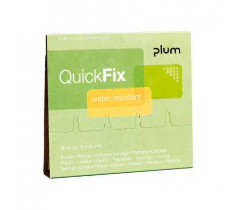 Náhradná náplň Plum 5511 QuickFix vodeodolné náplasti 6x45ks
