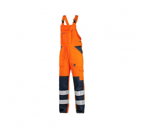Oranžové reflexné nohavice na traky CXS Norwich, veľ. 66