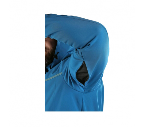 Pánska softshellová bunda CXS STRETCH bledo modrá veľ. L