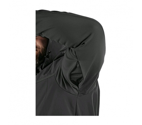 Pánska softshellová bunda CXS STRETCH čierna veľ. 5XL