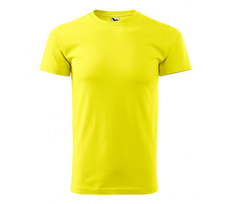 Tričko pánske MALFINI® Basic 129 citrónová veľ. 3XL