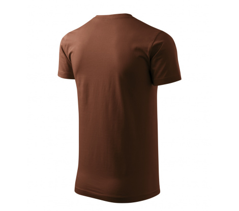 Tričko pánske MALFINI® Basic 129 čokoládová veľ. 3XL