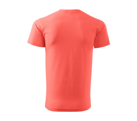 Tričko pánske MALFINI® Basic 129 korálová veľ. XS