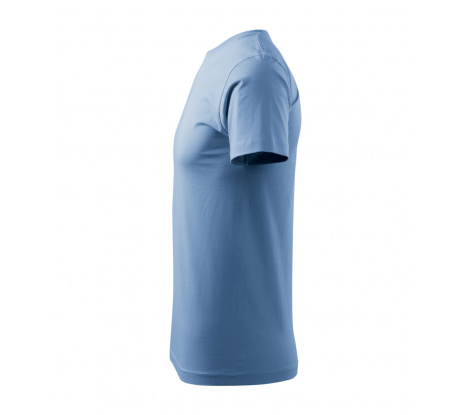 Tričko pánske MALFINI® Basic 129 nebeská modrá veľ. L