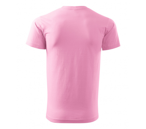 Tričko pánske MALFINI® Basic 129 ružová veľ. L