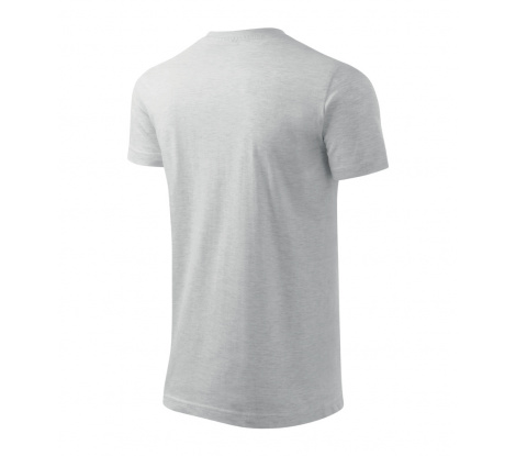 Tričko pánske MALFINI® Basic 129 svetlosivý melír veľ. 4XL