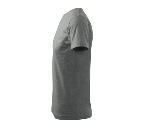 Tričko pánske MALFINI® Basic 129 tmavosivý melír veľ. XL