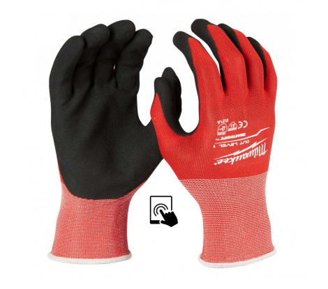 Pracovné rukavice Milwaukee proti porezaniu Cut A 4932479010, veľ. 10