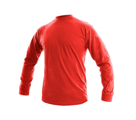 Pánske tričko s dlhým rukávom PETR červené, veľ. M