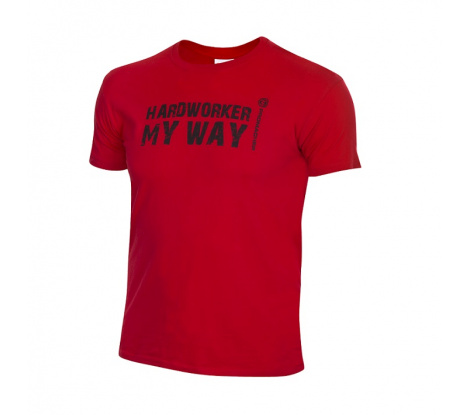 Tričko ProM HARDWORKER červené veľ. XL