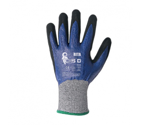 Protiporézne rukavice Cut 5 Cxs Rita, veľ. 10