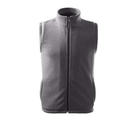 Fleece vesta unisex RIMECK® Next 518 oceľovo sivá veľ. XS