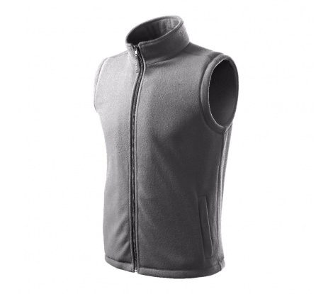 Fleece vesta unisex RIMECK® Next 518 oceľovo sivá veľ. 2XL