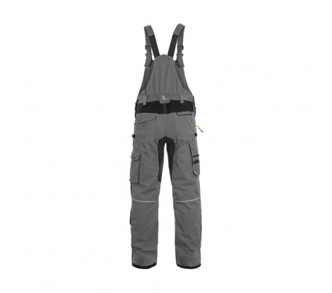 Pánske nohavice na traky CXS STRETCH, šedo-čierne, veľ. 46