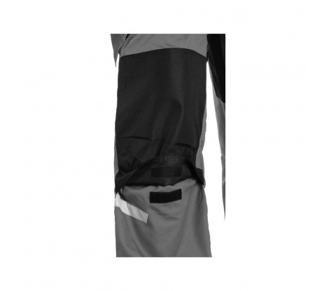 Pánske nohavice na traky CXS STRETCH, šedo-čierne, veľ. 52