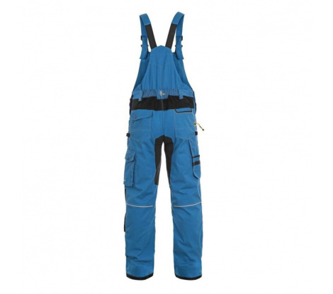 Pánske skrátené nohavice na traky 170-176cm, CXS STRETCH, bledo modré, veľ. 52