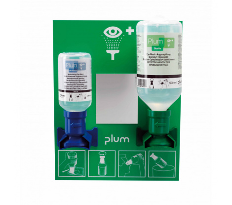 Stanica na vyplachovanie očí Plum 4773  - Plum 4752 HNeutral +Plum 4604 Eyewash