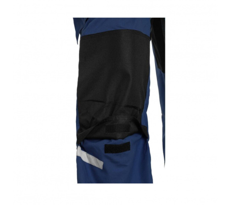 Pánske nohavice na traky CXS STRETCH,, tmavo modré-čierne, veľ. 48