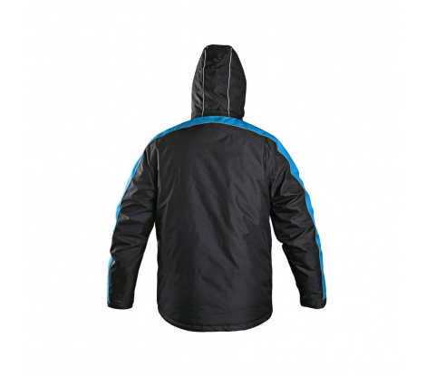 Zimná bunda CXS BRIGHTON čierno-modrá, veľ. 4XL