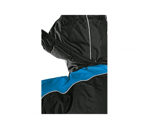 Zimná bunda CXS BRIGHTON čierno-modrá, veľ. 2XL