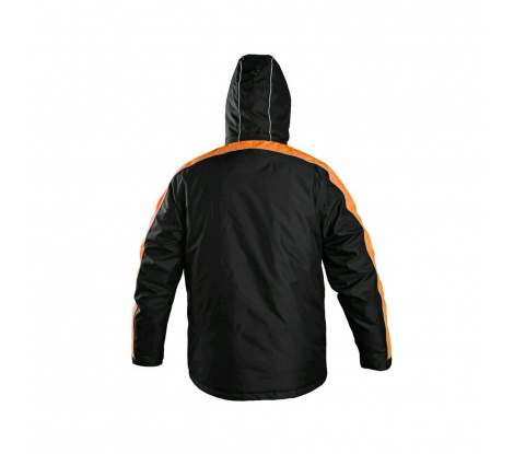 Zimná bunda CXS BRIGHTON čierno-oranžová, veľ. M