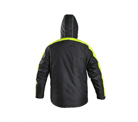 Zimná bunda CXS BRIGHTON čierno-žltá, veľ. XL