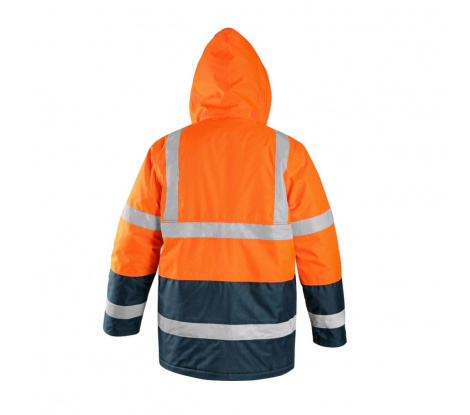 Zimná reflexná oranžová bunda CXS Oxford, veľ. XL