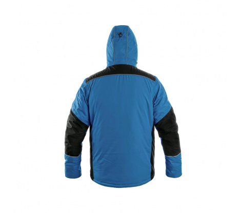 Pánska zimná bunda CXS BALTIMORE, bledo modrá - čierna, veľ. 2XL