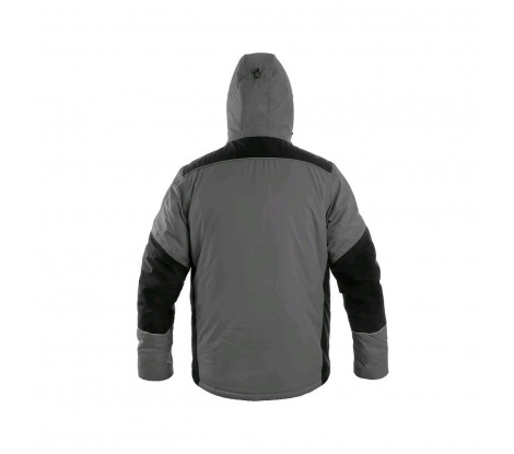 Pánska zimná bunda CXS BALTIMORE, šedo - čierna, veľ. M