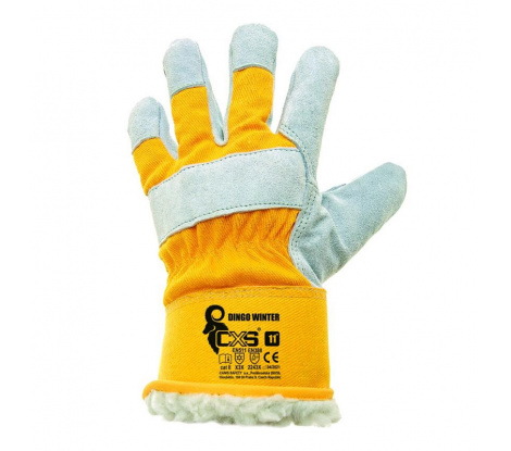 Zimné kombinované pracovné rukavice CXS Dingo Winter, veľ. 11