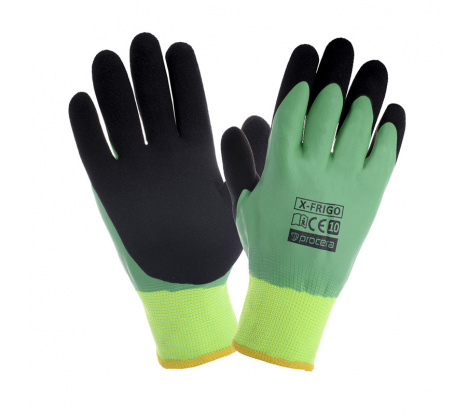 Zimné celomáčané pracovné rukavice Procera X-Frigo, veľ. 10