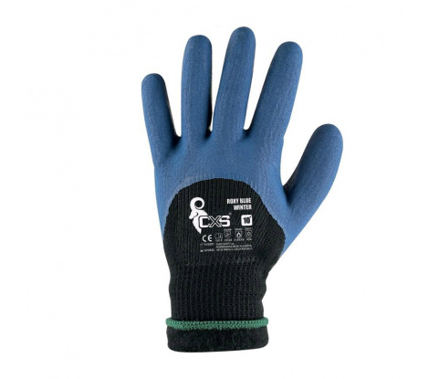 Povrstvené zimné rukavice Roxy Blue Winter, veľ. 10