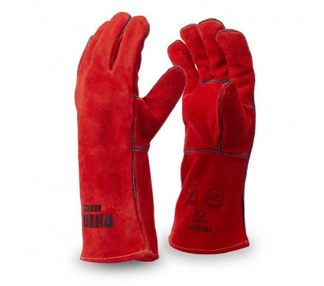 Zváračské rukavice červené Rhinoweld Kevlar GL016 veľ. 10