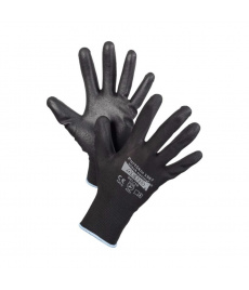 Čierne pogumované rukavice AERO PurtSkin 1967 optimal black